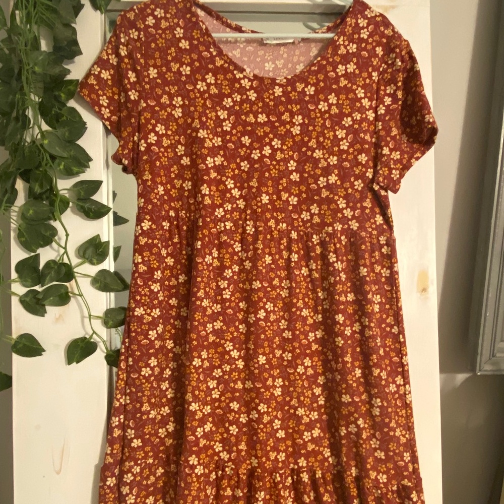 Pink Rose Dress